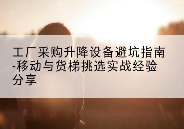 始兴移动式升降机怎么选-工厂采购升降设备避坑指南-移动与货梯挑选实战经验分享